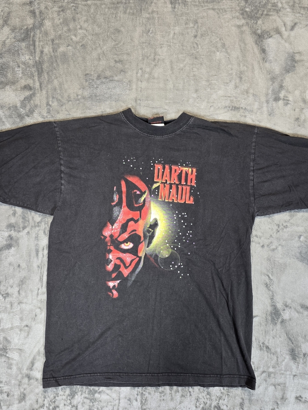 Vintage Star Wars Darth Maul T Shirt Size Medium